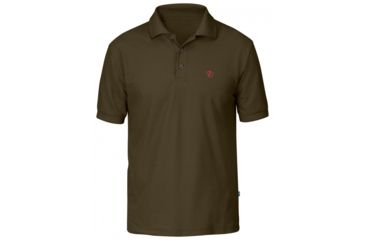Image of Fjallraven Crowley Pique Shirt Mens, Dark Olive, M F81783-633-M