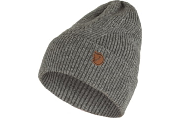 Image of Fjallraven Directional Rib Beanie, Grey, One Size, F78143-020-OneSize