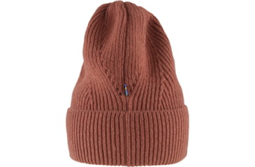 Image of Fjallraven Directional Rib Beanie, Terracotta Pink, One Size, F78143-306-OS