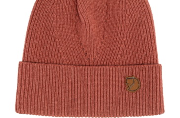 Image of Fjallraven Directional Rib Beanie, Terracotta Pink, One Size, F78143-306-OS