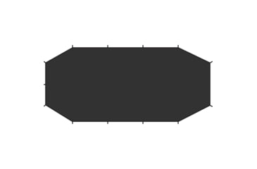Image of Fjallraven Endurance 4 footprint, Black, F54740-550-One Size