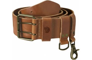 Image of Fjallraven Equipment Belt - Men's-Leather Cognac-Small
