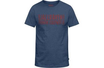 Image of Fjallraven Equipment Block T-Shirt - Men's, Uncle Blue, Extra Large, F82272-520-XL