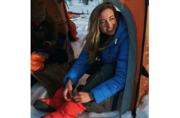 Image of Fjallraven Expedition Down Booties, True Red, Small, F90662-334-S