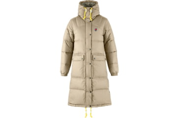 Image of Fjallraven Expedition Long Down Parka - Womens, Fossil, Medium, F86126-118FR-M