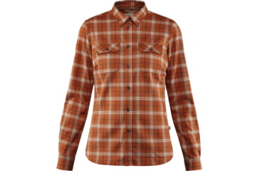 Image of Fjallraven Fjallglim Stretch Shirt LS - Womens, Autumn Leaf, 2XS, F89901-215-XXS