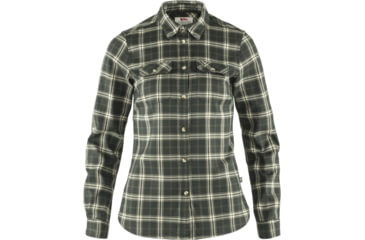 Image of Fjallraven Fjallglim Stretch Shirt LS - Womens, Deep, Extra Small, F89901-662-XS