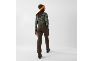 Image of Fjallraven Forest Hybrid Trousers - Womens, Dark Olive, 36, Long, F86370-633-36/L