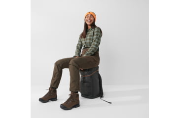 Image of Fjallraven Forest Hybrid Trousers - Womens, Dark Olive, 36, Long, F86370-633-36/L