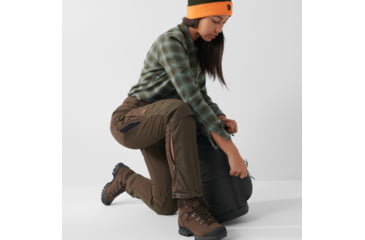 Image of Fjallraven Forest Hybrid Trousers - Womens, Dark Olive, 36, Long, F86370-633-36/L