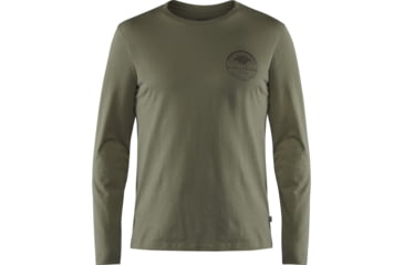 Image of Fjallraven Forever Nature Badge LS T-Shirt - Mens, Tarmac, 2XL, F87303-246-XXL