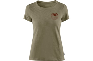 Image of Fjallraven Forever Nature Badge T-Shirt - Womens, Extra Large, Light Olive, F89877-622-XL