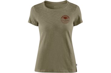 Image of Fjallraven Forever Nature Badge T-Shirt - Womens, Light Olive, Medium, F89877-622-M