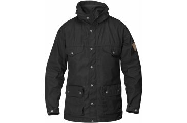 Image of Fjallraven Greenland Jacket - Men's-Black-Small