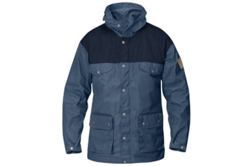 Image of Fjallraven Greenland Jacket - Men's-Uncle Blue/Dark Navy-X-Large