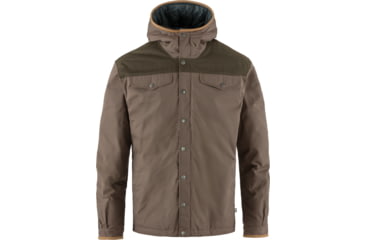 Image of Fjallraven Greenland No. 1 Down Jacket - Mens, Suede Brown/Dark Olive, Small, F87021-244-633FR-S