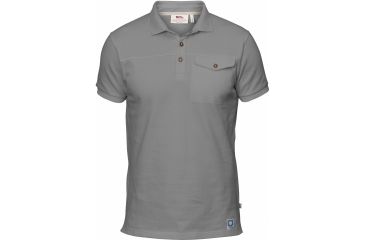Image of Fjallraven Greenland Polo Shirt Mens, Grey, XXXL F81514-20-XXXL