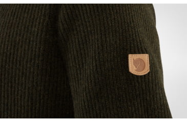 Image of Fjallraven Greenland Re-Wool Cardigan - Mens, Dark, Small, F87226-356-S