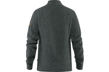 Image of Fjallraven Greenland Re-Wool Cardigan - Mens, Dark Grey, Extra Small, F87226-030-XS