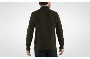 Image of Fjallraven Greenland Re-Wool Cardigan - Mens, Deep, 2XL, F87226-662-XXL