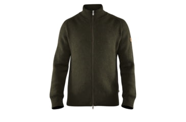 Image of Fjallraven Greenland Re-Wool Cardigan - Mens, Deep, 2XL, F87226-662-XXL