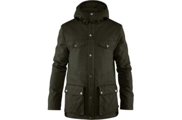 Image of Fjallraven Greenland Re-wool Jacket - Mens, Deep Forest, Medium, F82976-662-M