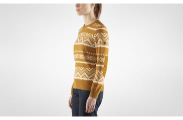 Image of Fjallraven Greenland Re-Wool Pattern Knit - Womens, Acorn, Large, F83523-166-L