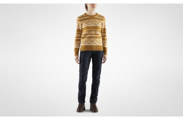 Image of Fjallraven Greenland Re-Wool Pattern Knit - Womens, Acorn, Large, F83523-166-L