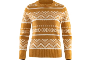 Image of Fjallraven Greenland Re-Wool Pattern Knit - Womens, Acorn, Large, F83523-166-L