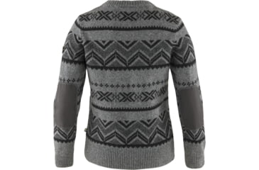 Image of Fjallraven Greenland Re-Wool Pattern Knit - Womens, Dark Grey, Medium, F83523-030-M