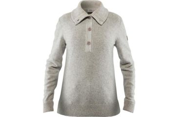 Image of Fjallraven Greenland Re-Wool Sweater - Womens, Grey, Medium, F89803-020-M
