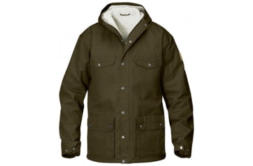 Image of Fjallraven Greenland Winter Jacket - Men's-Dark Olive-Small