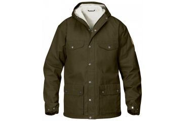 Image of Fjallraven Greenland Winter Jacket - Mens-Dark Olive-Large