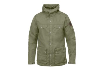Image of Fjallraven Greenland Winter Jacket w/ Pile Fleece Interior - Mens, Green, Extra Small, F87202-620-XS