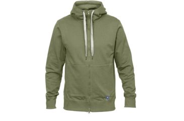 Image of Fjallraven Greenland Zip Hoodie - Mens, Green, Large, F81517-620-L