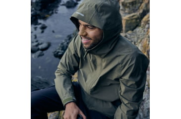 Image of Fjallraven HC Hydratic Trail Jacket - Mens, Laurel Green, Medium, F86984-625-M