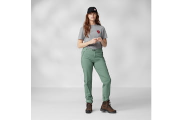 Image of Fjallraven High Coast Trail Trousers - Womens, Patina Green, 40/R, F87091-614-40/R