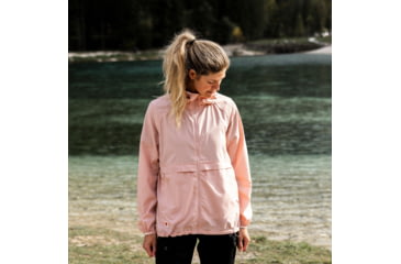 Image of Fjallraven High Coast Wind Hoodie - Womens, Chalk Rose, Extra Small, F14500153-302-XS