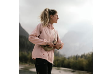 Image of Fjallraven High Coast Wind Hoodie - Womens, Chalk Rose, Extra Small, F14500153-302-XS
