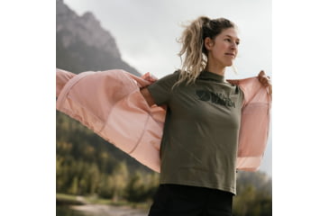 Image of Fjallraven High Coast Wind Hoodie - Womens, Chalk Rose, Extra Small, F14500153-302-XS