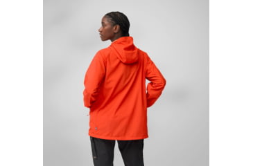 Image of Fjallraven High Coast Wind Hoodie - Womens, Flame Orange, Large, F14500153-214-L