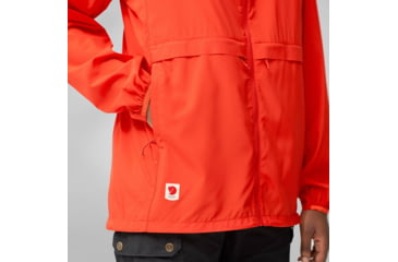 Image of Fjallraven High Coast Wind Hoodie - Womens, Flame Orange, Large, F14500153-214-L