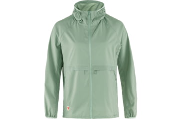 Image of Fjallraven High Coast Wind Hoodie - Womens, Misty Green, Extra Large, F14500153-674-XL