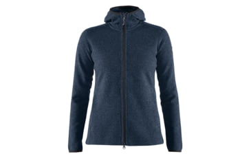 Image of Fjallraven High Coast Wool Hoodie - Womens, Navy, Small, F89950-560-S