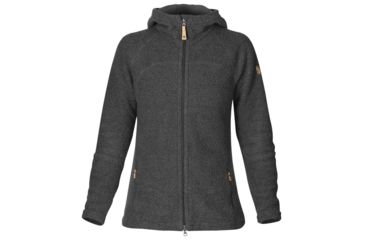 Image of Fjallraven Kaitum Fleece Jacket - Womens, Dark Grey, Extra Small, F89666-030-XS