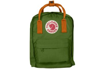 Image of Fjallraven Kanken Backpack - Kid's-Leaf Green/Burnt Orange-7 L