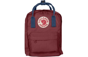 Image of Fjallraven Kanken Backpack - Kid's-Ox Red/Royal Blue-7 L