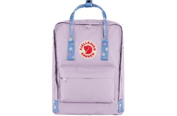 Image of Fjallraven Kanken Backpack, Pastel Lavender/Confetti Pattern, One Size, F23510-457-916