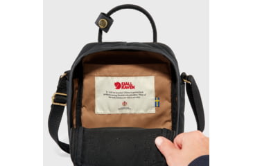 Image of Fjallraven Kanken No. 2 Black Sling, Black, One Size, F23799-550-One Size