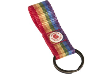 Image of Fjallraven Kanken Rainbow Keyring, Rainbow Pattern, One Size, F23622-907-One Size